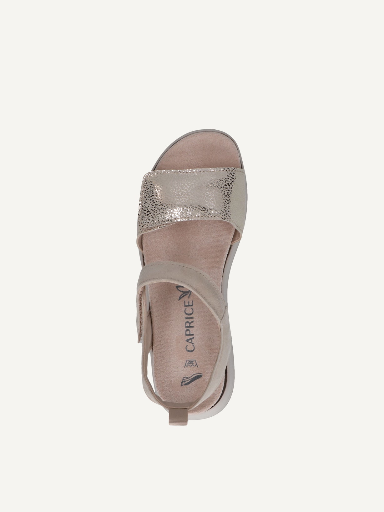 Caprice, Sandale en cuir - offwhite OFFWHITE COMB, image 4 sur 5