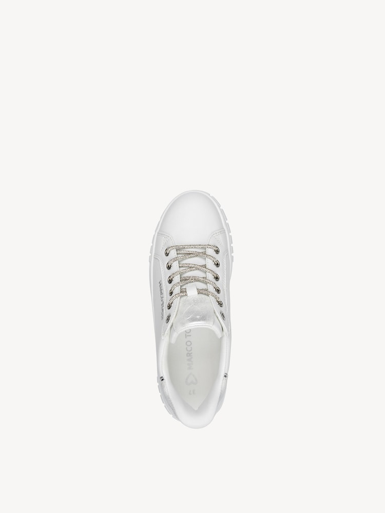 Marco Tozzi, Sneaker - bianco WHITE COMB, immagine 3 di 6
