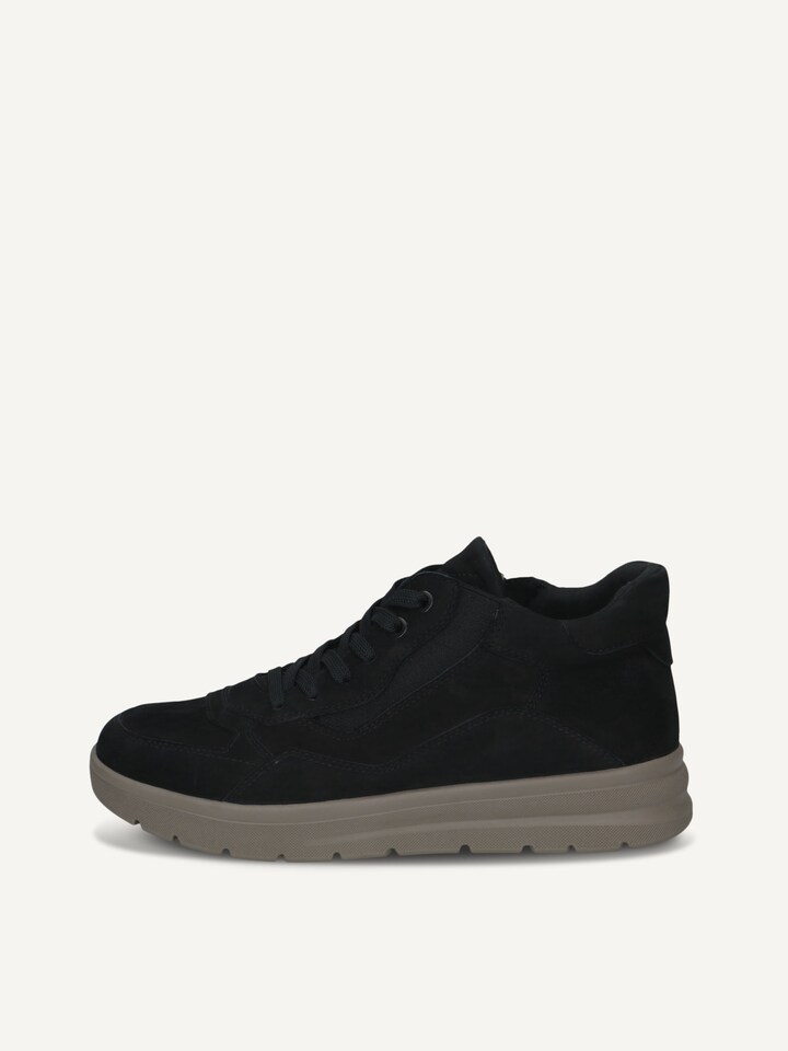 Caprice, Ledersneaker - schwarz BLACK NUBUC