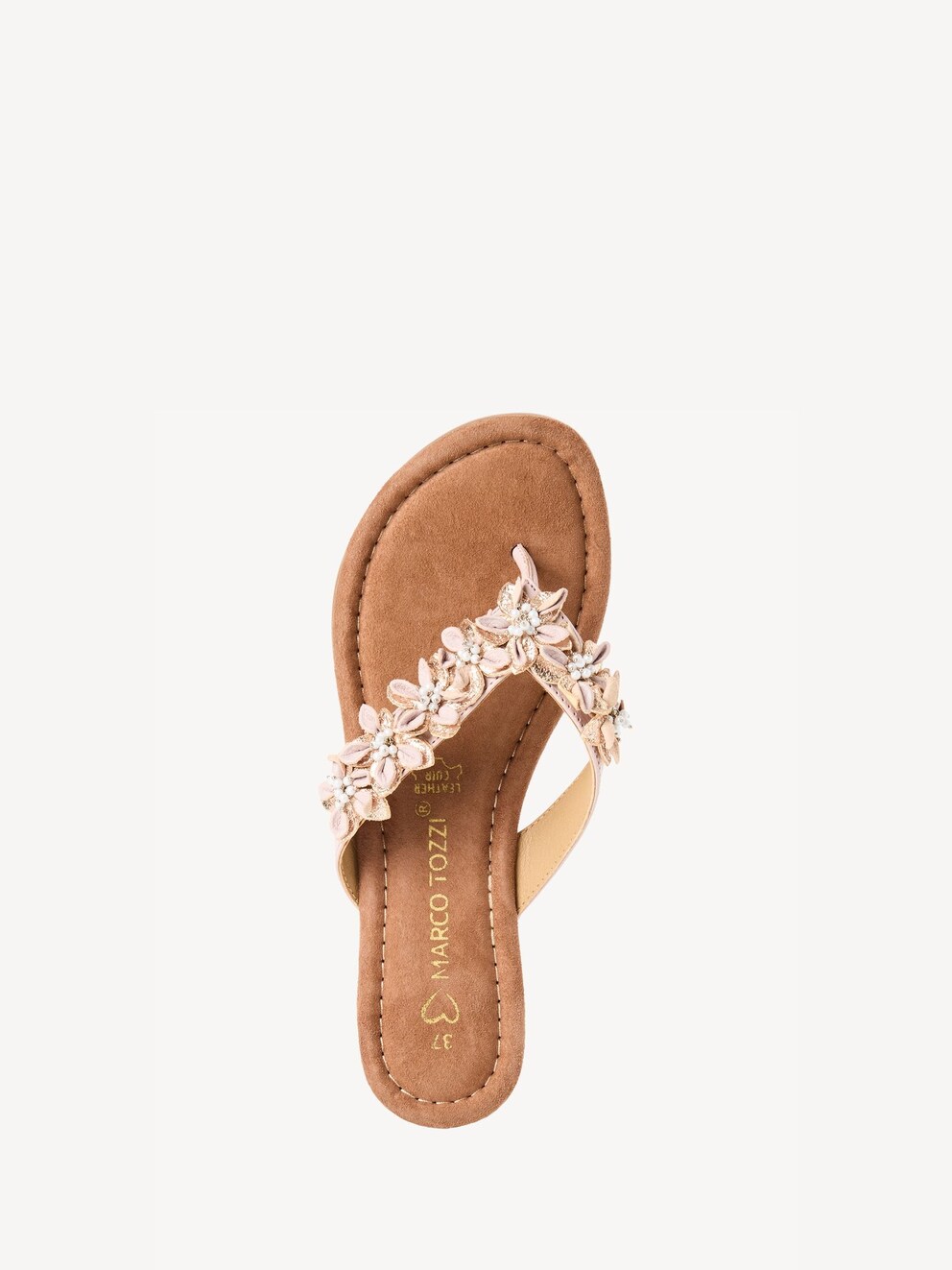 Marco Tozzi, Leather Toe separators - rose POWDER COMB, image 5 of 6