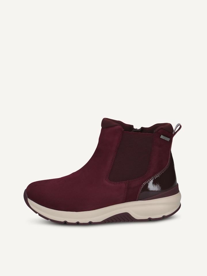 Caprice, Chelsea Boot - rot BORDEAUX COMB