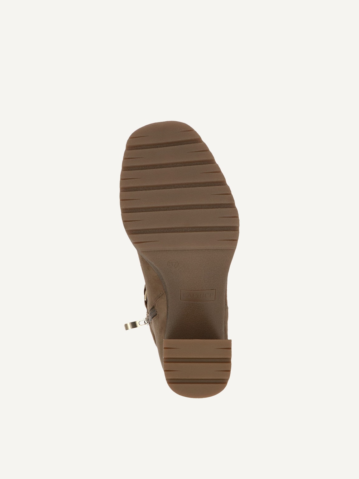 Caprice, Leather Bootie - khaki OLIVE SUEDE, image 5 of 6