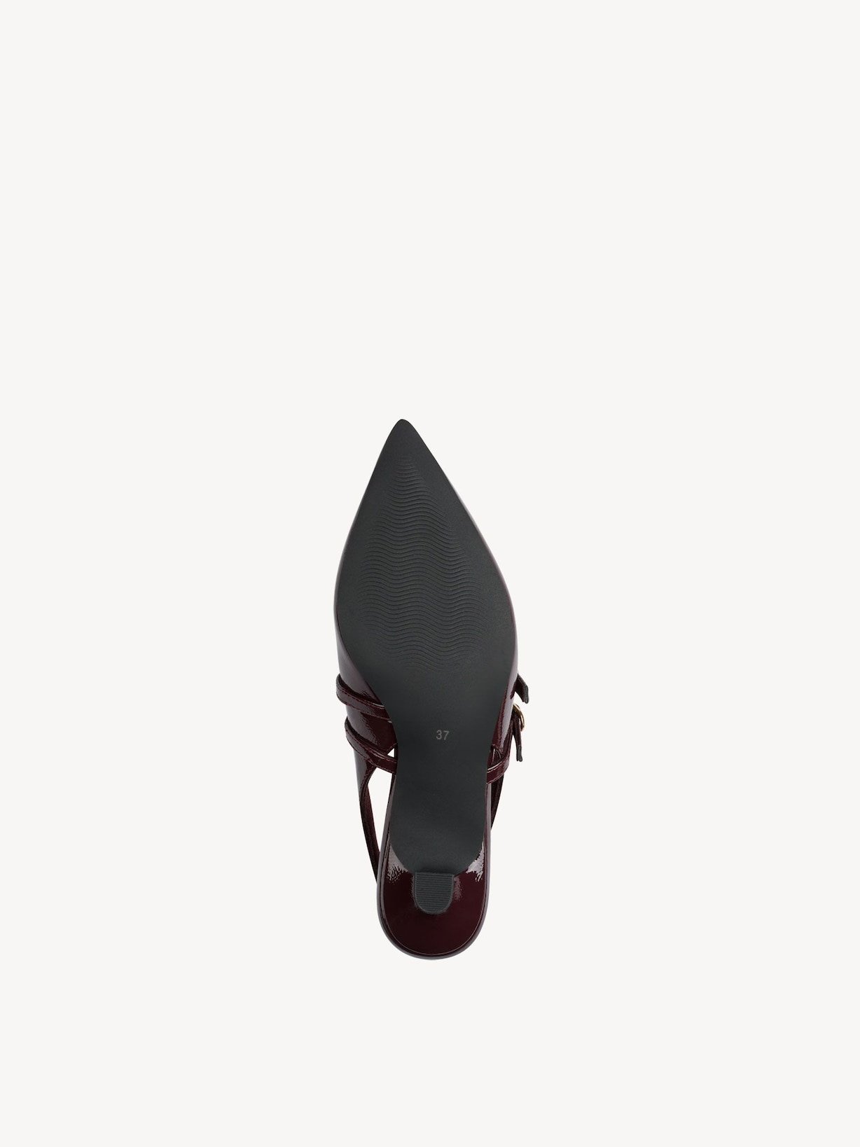 Marco Tozzi, Pumps - rød BORDEAUX PAT., billede 3 af 6
