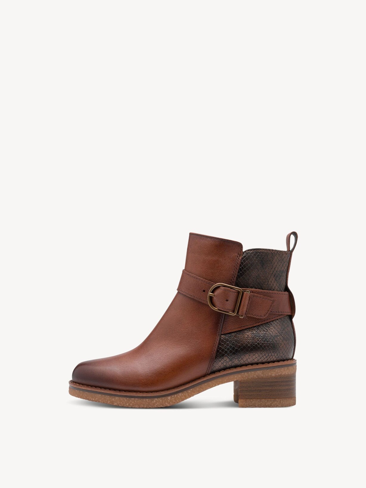 Marco Tozzi, Enkellaarsje - bruin COGNAC COMB, afbeelding 2 van 6