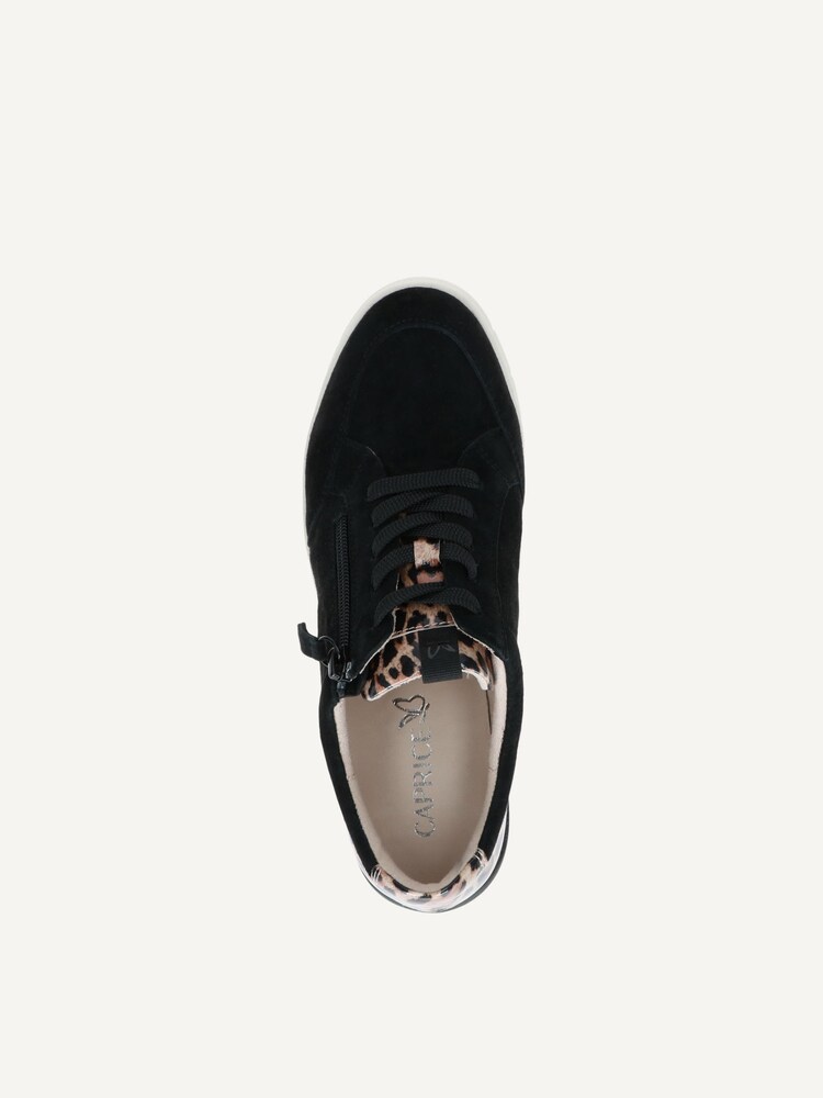 Caprice, Basket en cuir - noir BLACK LEO COMB, image 4 sur 5