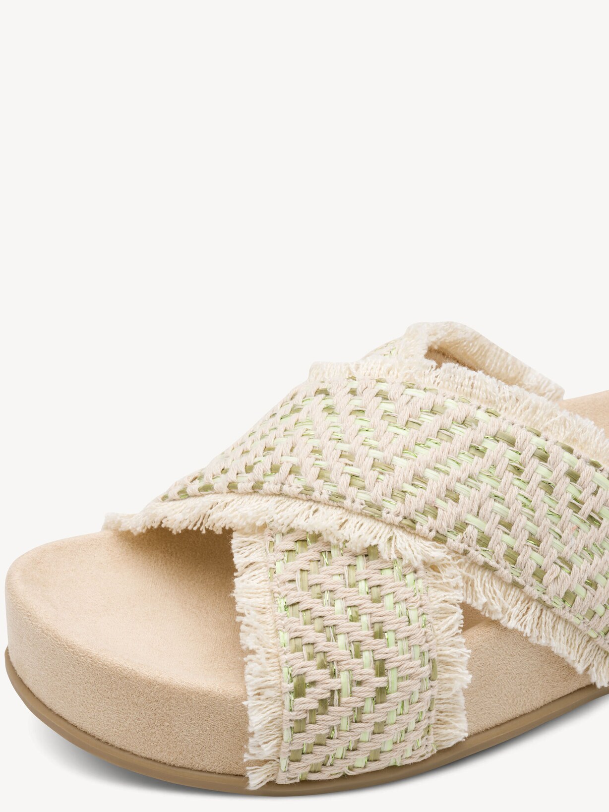 Marco Tozzi, Klapki - beżowy BEIGE COMB, obraz 4 z 6