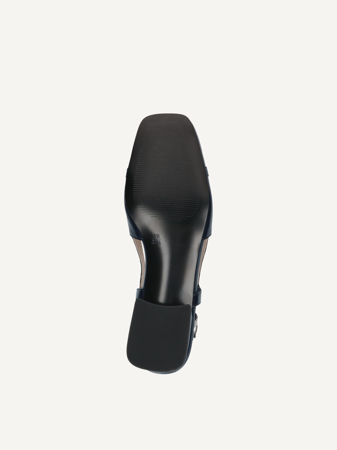 Caprice, Leather sling pumps - blue OCEAN NAPLAK, image 4 of 5