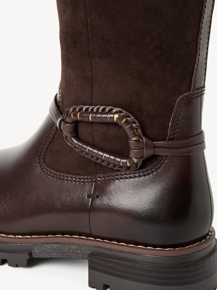 Marco Tozzi, Boots - brown warm lining, MOCCA COMB, Image 6 of 7