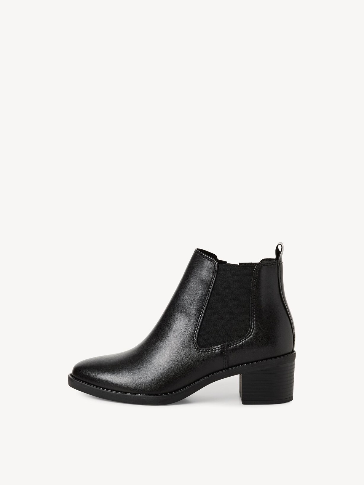 Marco Tozzi, Leren Chelseaboot - zwart BLACK, afbeelding 2 van 6