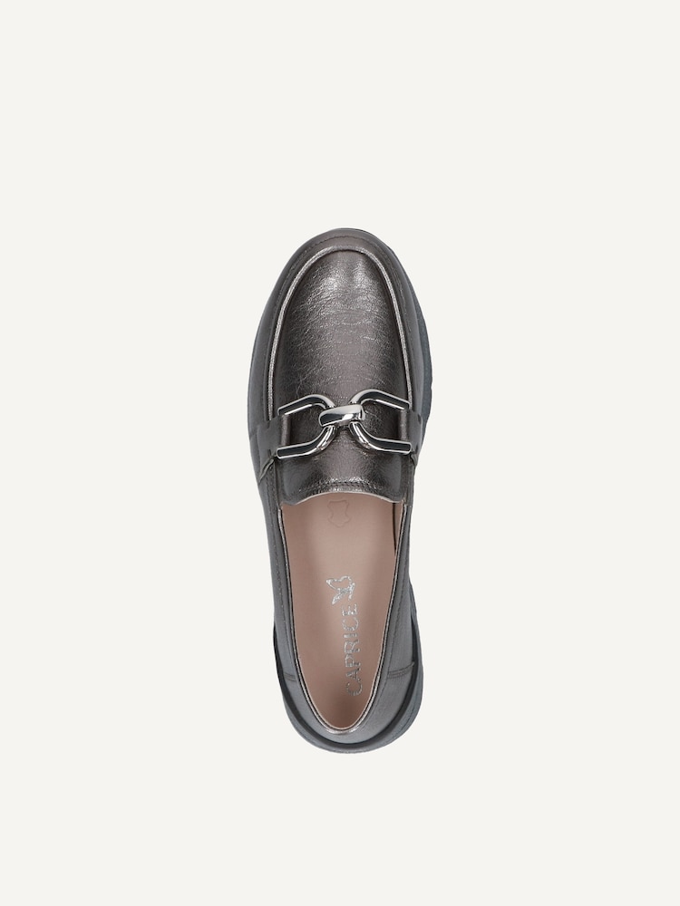 Caprice, Slipper en cuir - métallique STONE METALLIC, image 4 sur 5