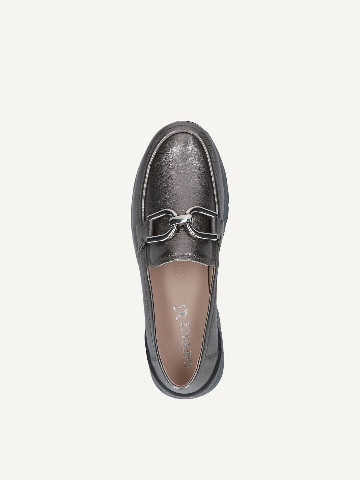 Caprice, Slipper en cuir - métallique STONE METALLIC, image 4 sur 5
