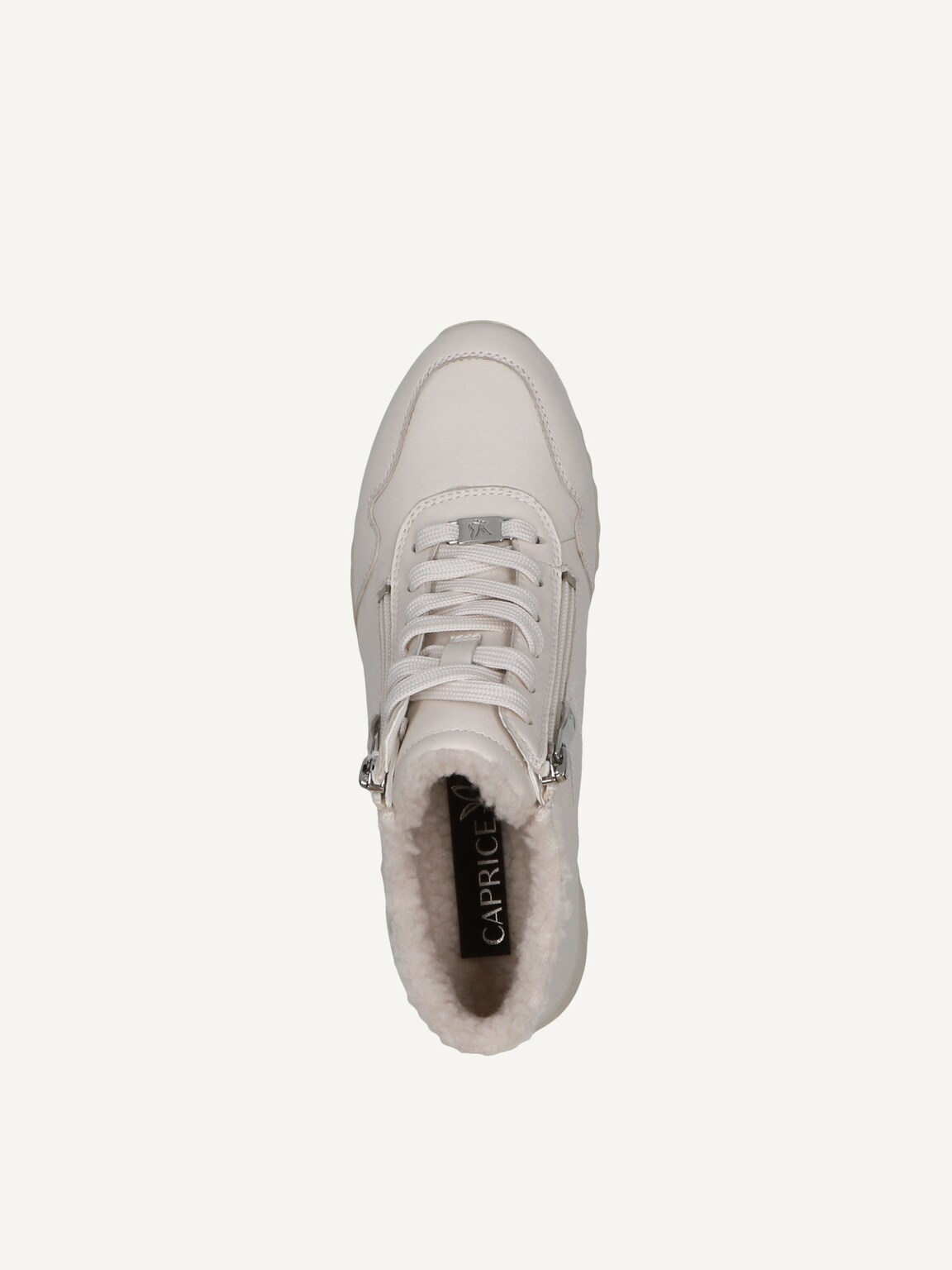 Caprice, Leather Sneaker - white warm lining OFFWHITE NAPPA, image 6 of 6