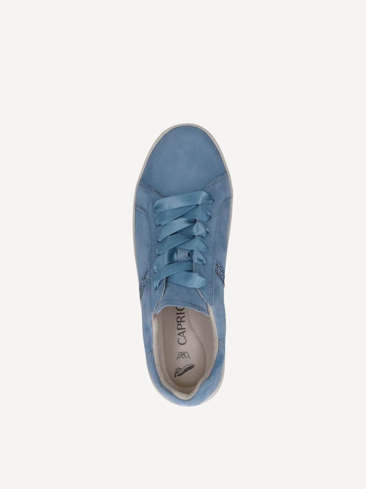 Caprice, Derbie en cuir - bleu BLUE SUEDE, image 4 sur 5