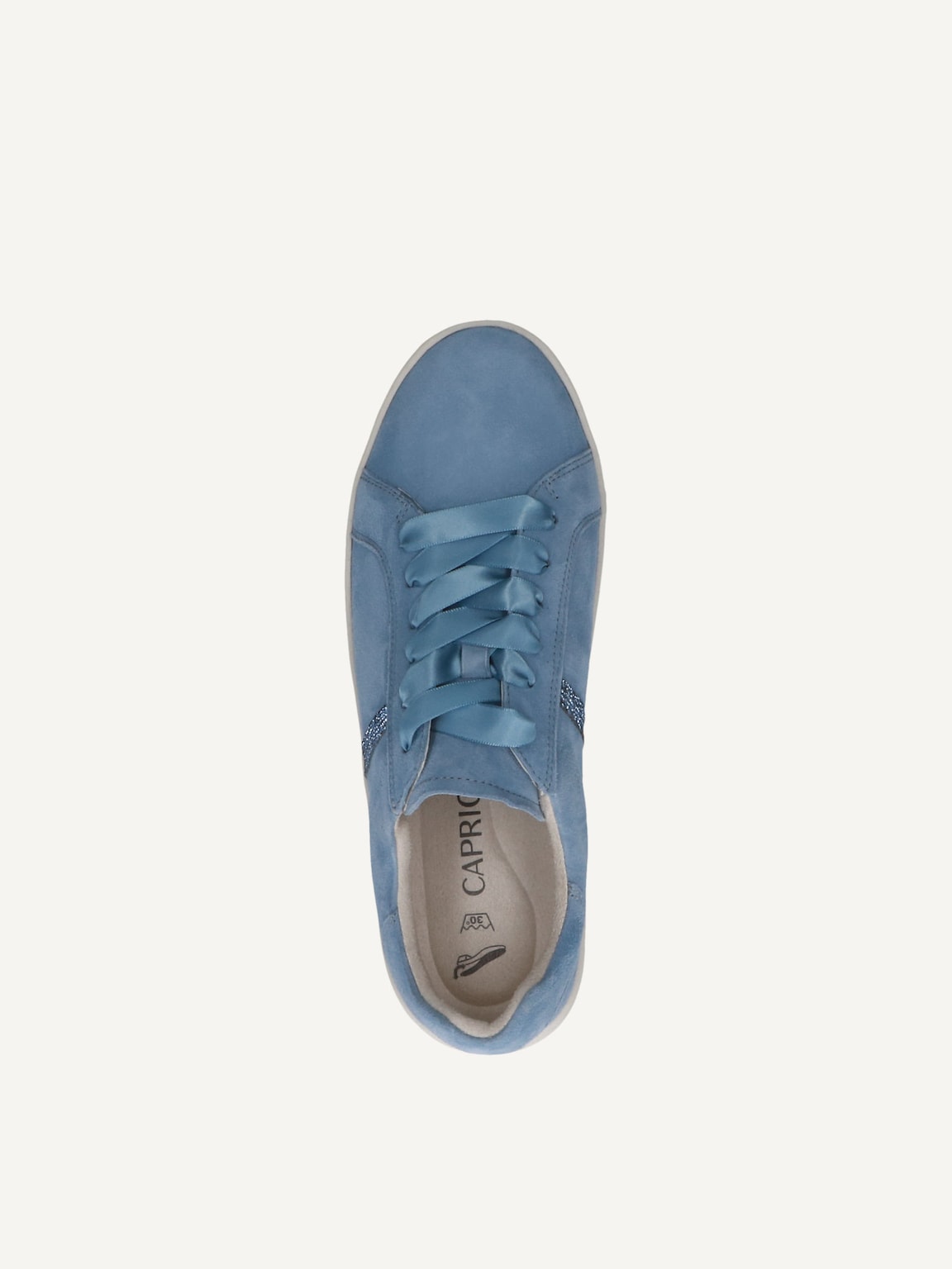 Caprice, Leather Low shoes - blue BLUE SUEDE, image 5 of 5