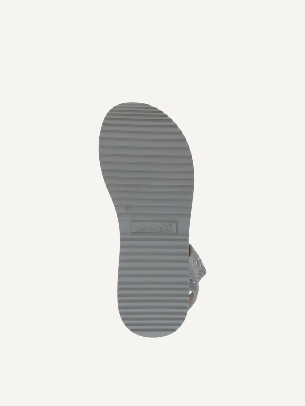 Caprice, Sandale - gris LT GREY KNIT, image 5 sur 5