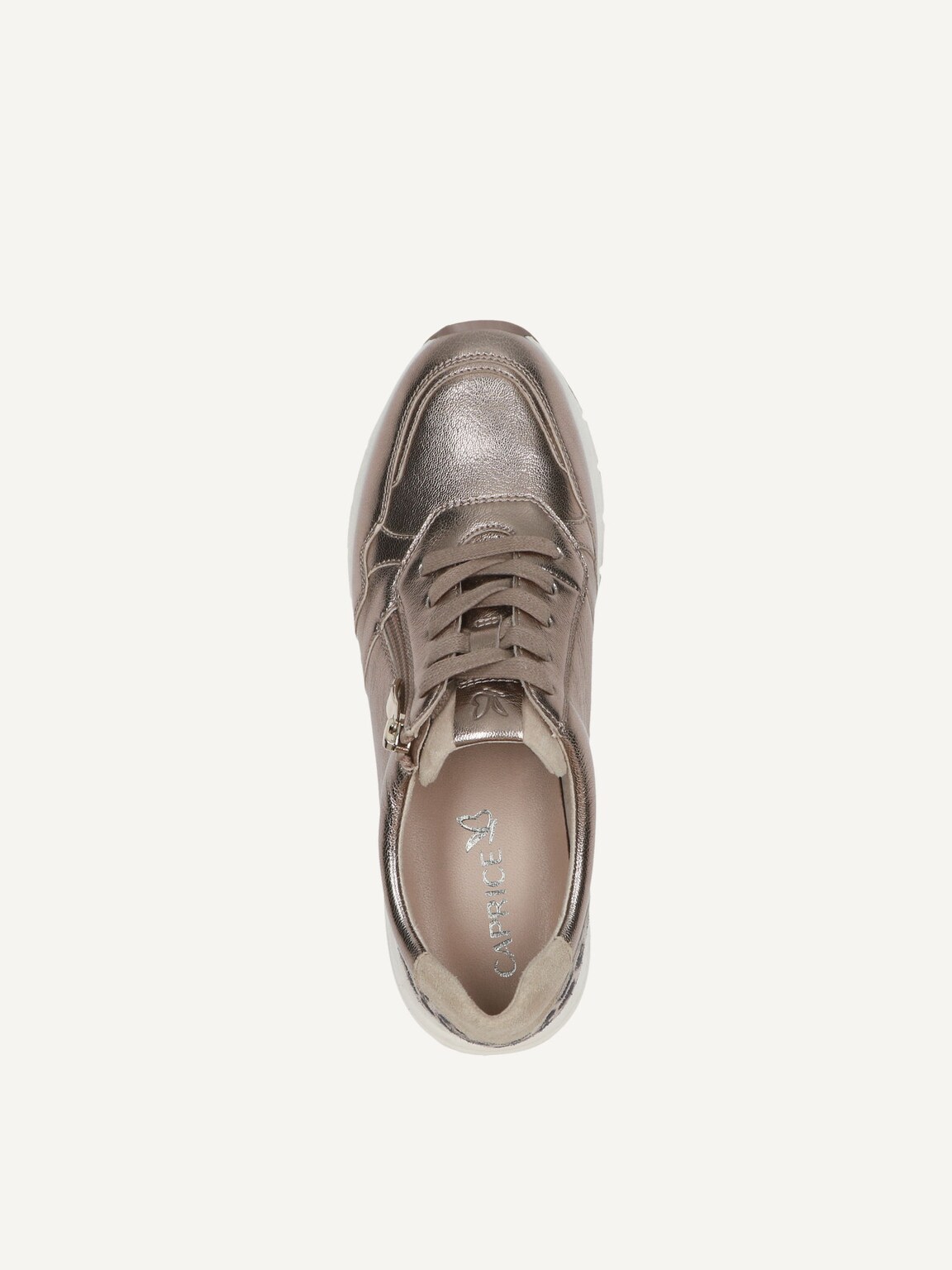 Caprice, Leather Sneaker - brown TAUPE MET.COMB, image 5 of 5