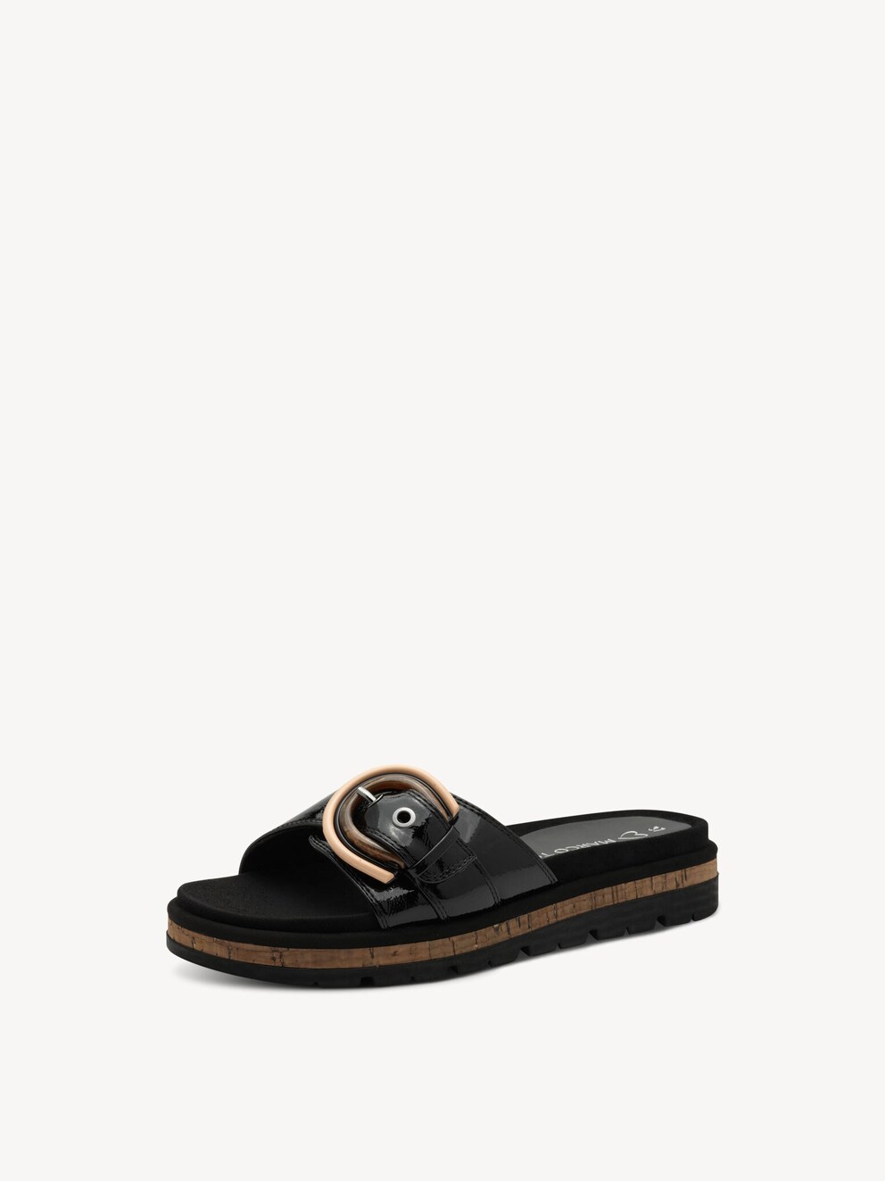 Marco Tozzi, Ciabatte - nero BLACK PATENT, immagine 2 di 6