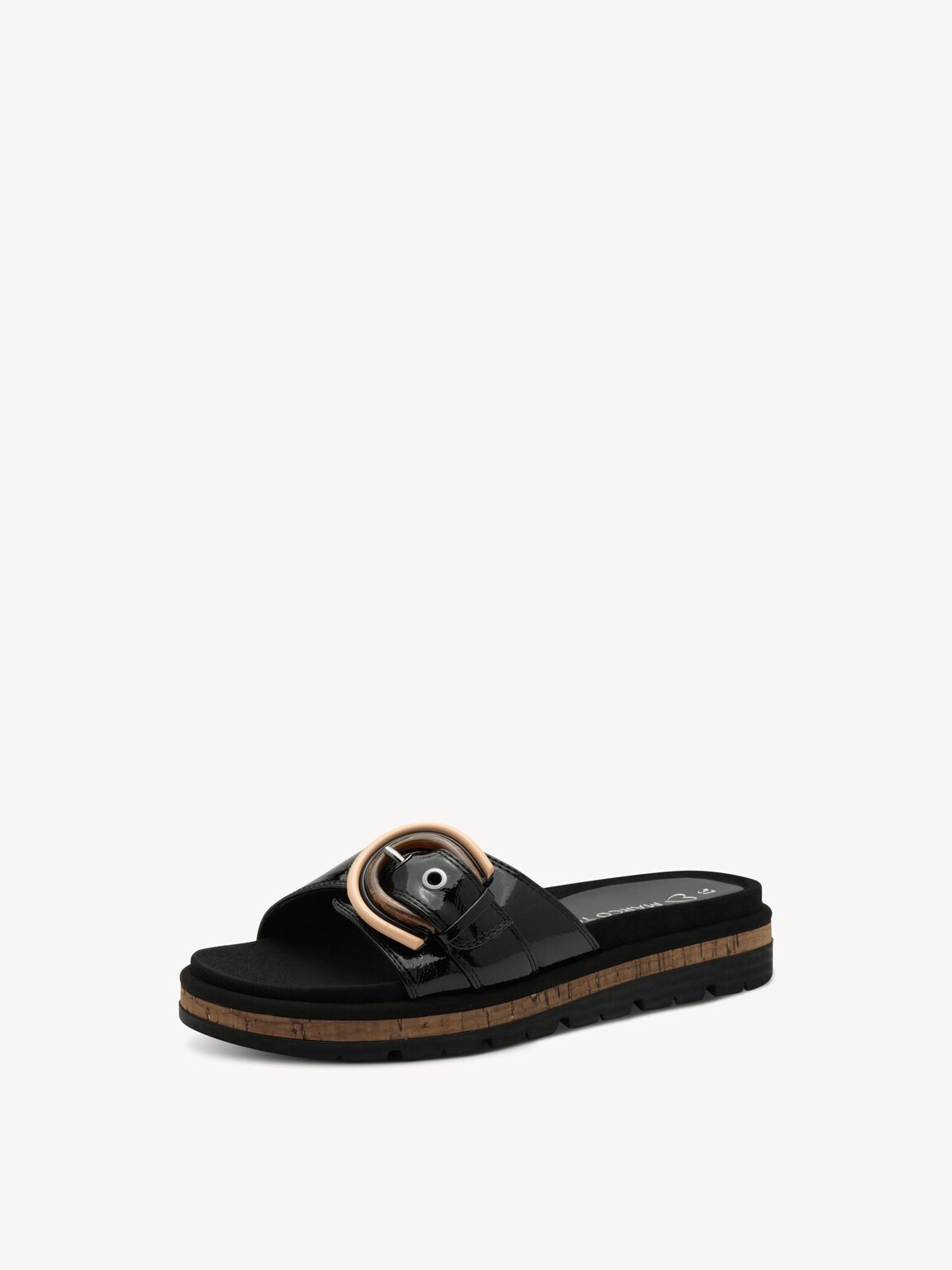 Marco Tozzi, Ciabatte - nero BLACK PATENT, immagine 2 di 6