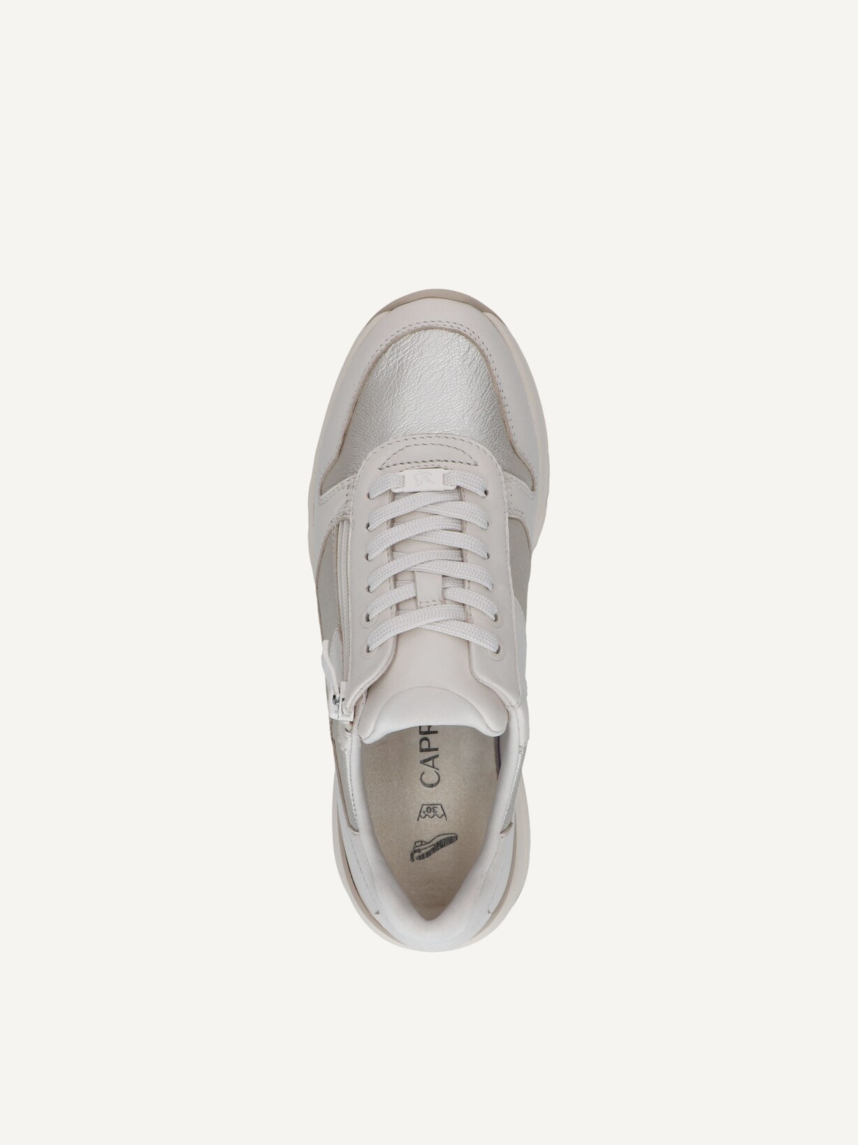 Caprice, Basket en cuir - blanc OFFWHITE COMB, image 4 sur 5