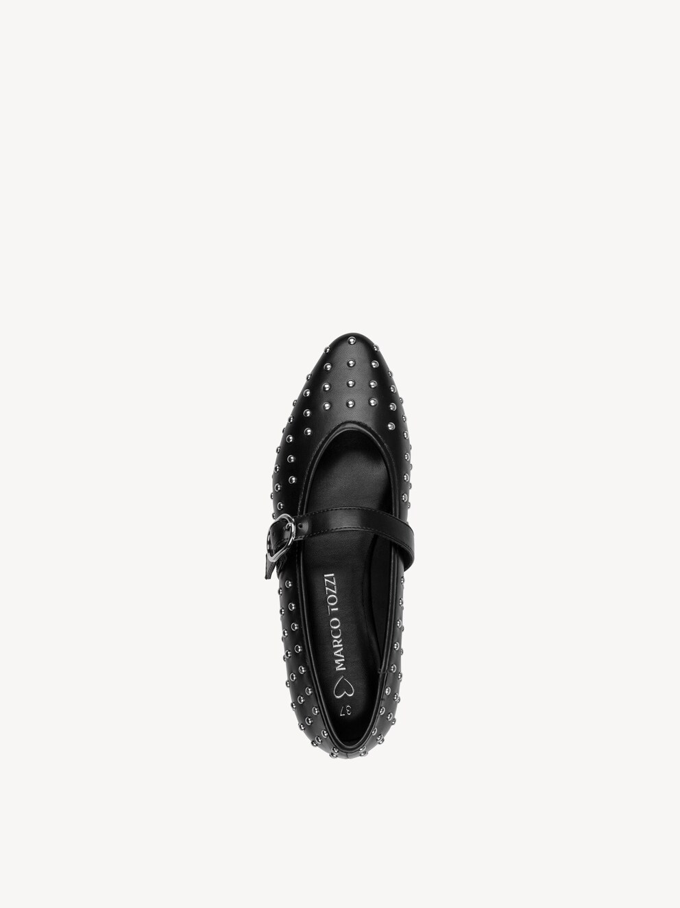 Marco Tozzi, Ballerina - sort BLACK, billede 5 af 6