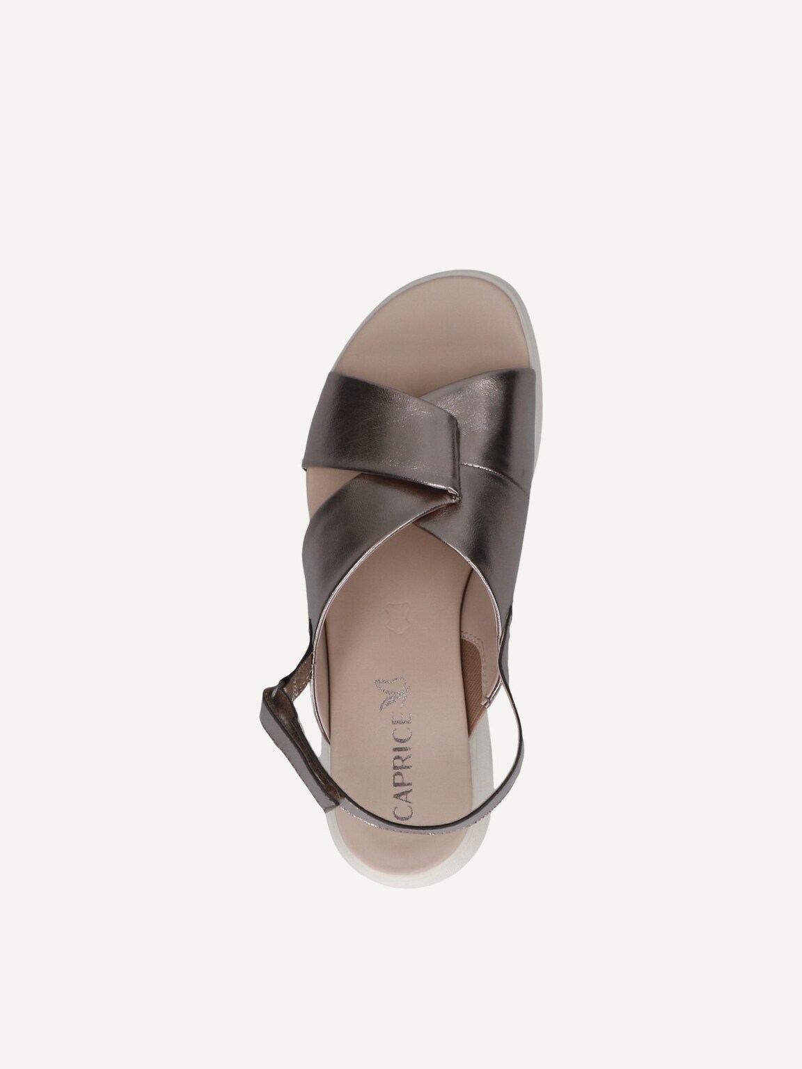 Caprice, Leather Sandal - metallic BROWN METALLIC, image 5 of 5