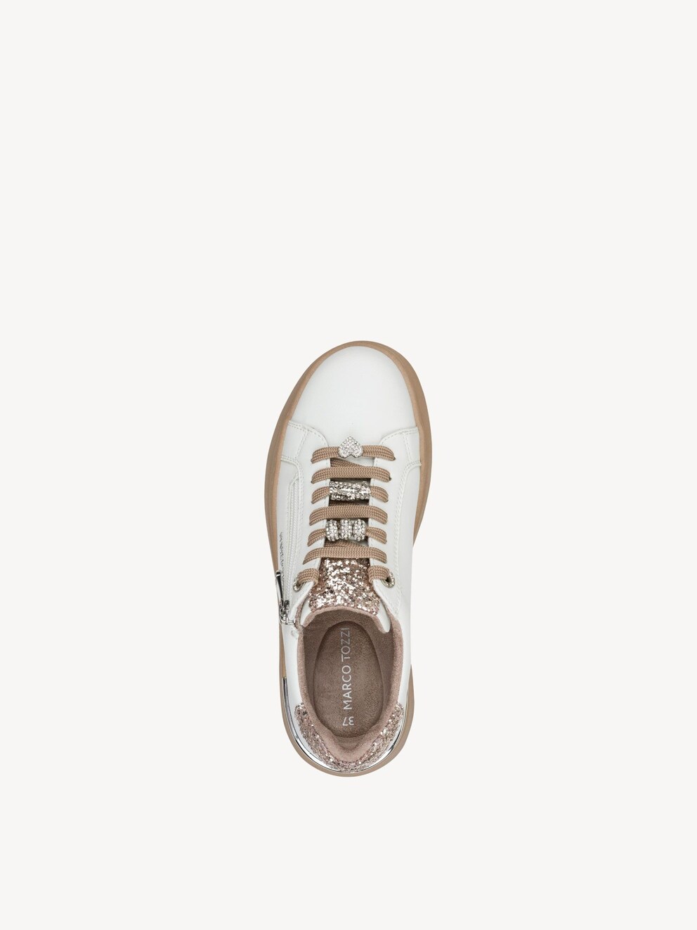 Marco Tozzi, Basket - blanc OFFWHITE, image 6 sur 7