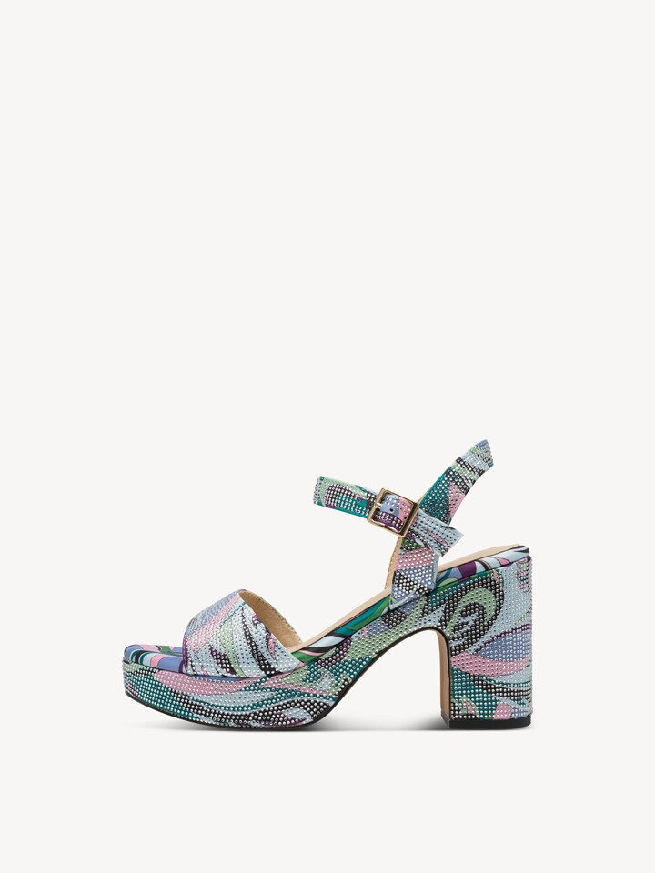 Marco Tozzi, Sandalo - verde GREEN MULTI