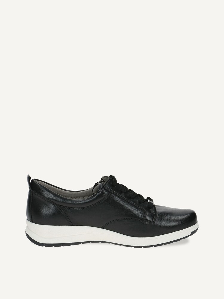 Caprice, Basket en cuir - noir BLACK SOFTNAP., image 3 sur 5