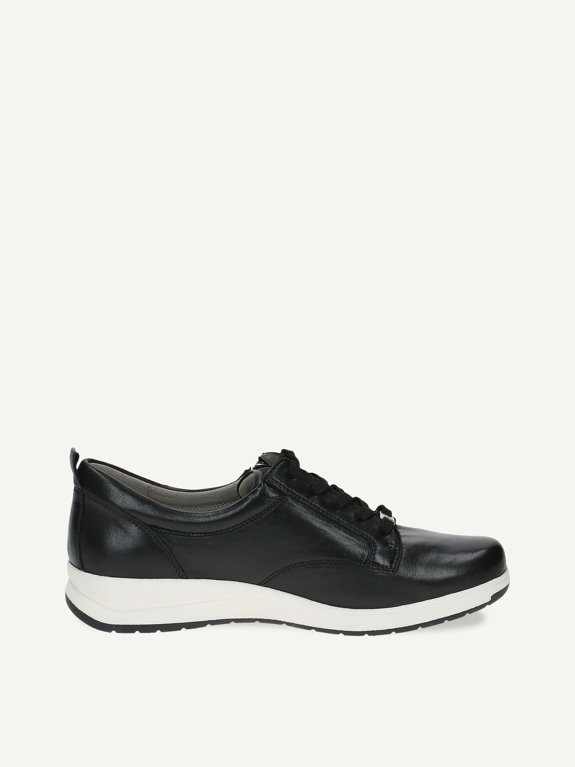Caprice, Leather Sneaker - black BLACK SOFTNAP., image 3 of 5