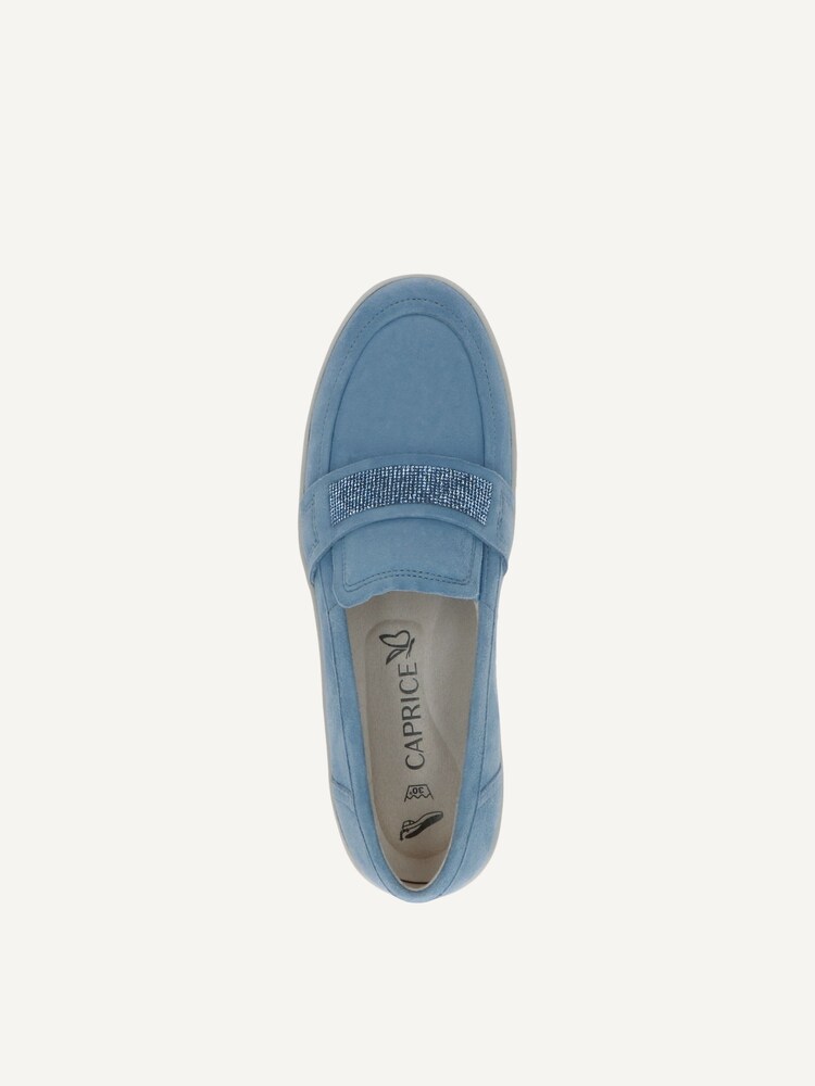 Caprice, Slipper en cuir - bleu BLUE SUEDE, image 5 sur 6