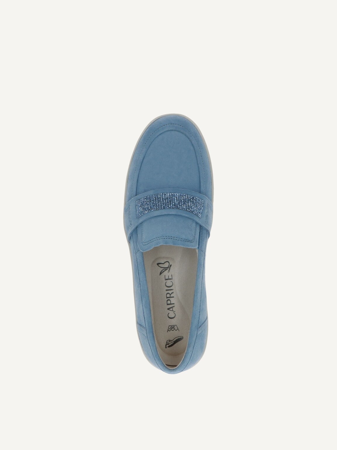Caprice, Leather Slipper - blue BLUE SUEDE, image 6 of 6