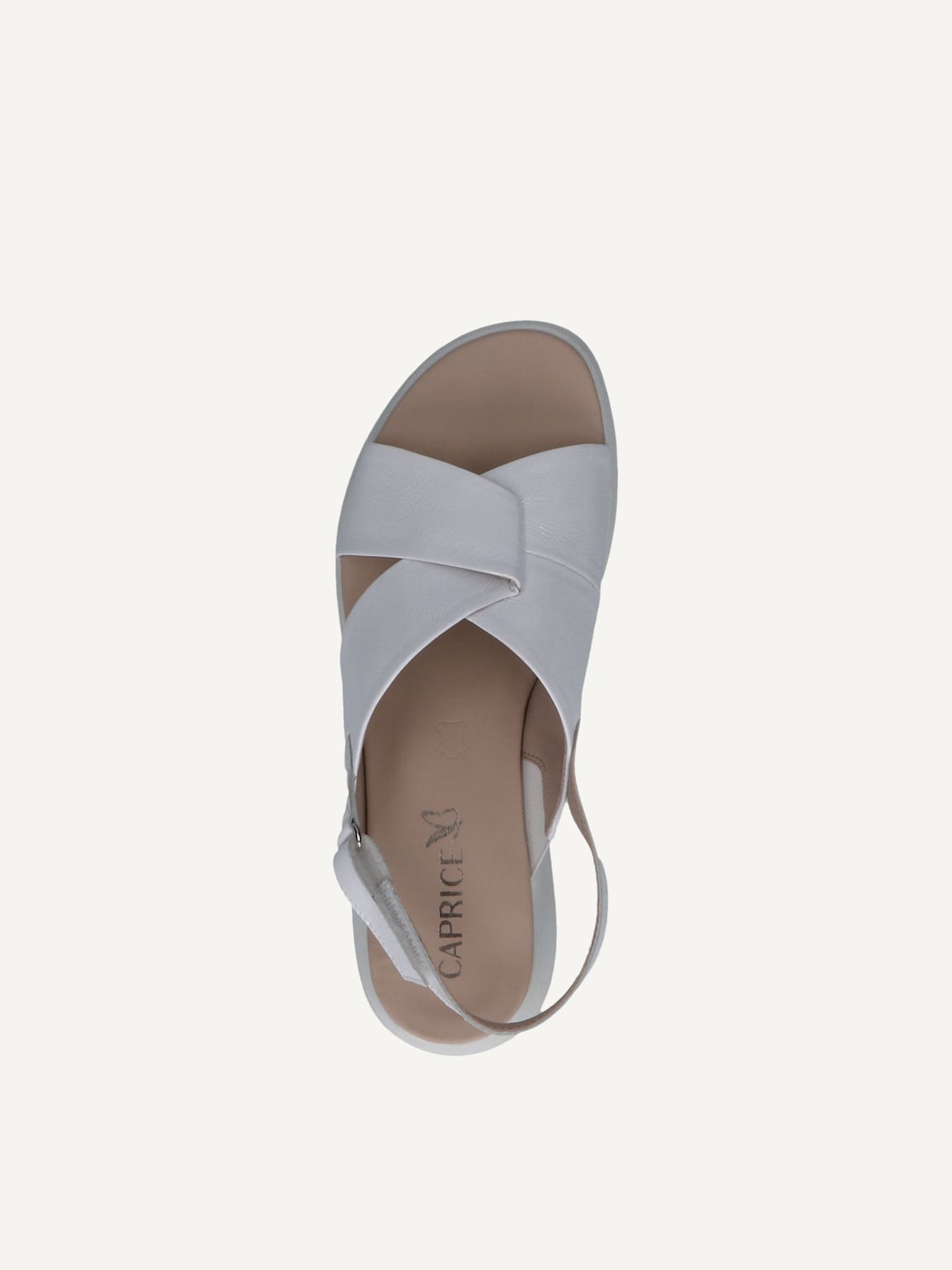 Caprice, Leather Sandal - white WHITE NAPLAK, image 5 of 5