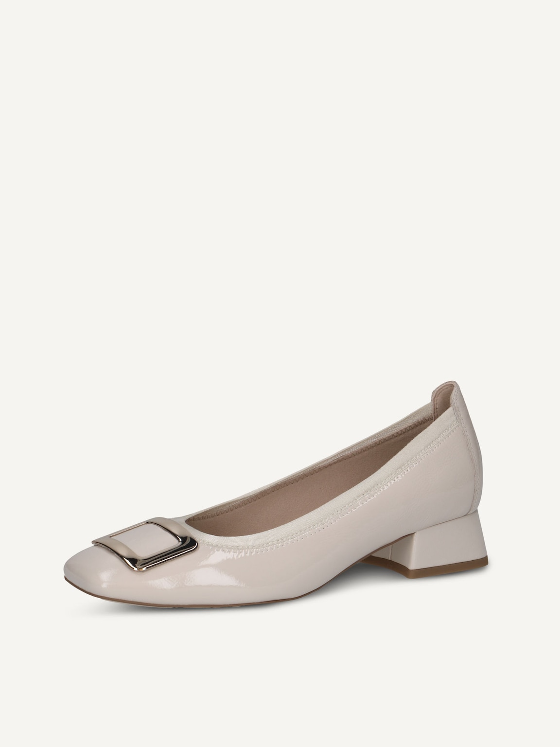 Caprice, Leather Pumps - white SNOW NAPLAK, image 1 of 5