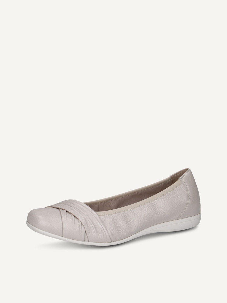 Caprice, Ballerine en cuir - offwhite PEARL PER.DEER, image 3 sur 6