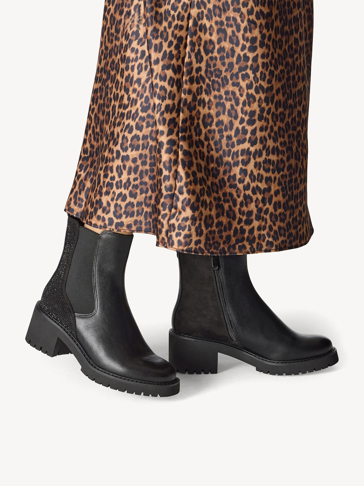 Marco Tozzi, Chelseaboot - zwart BLACK, afbeelding 2 van 7