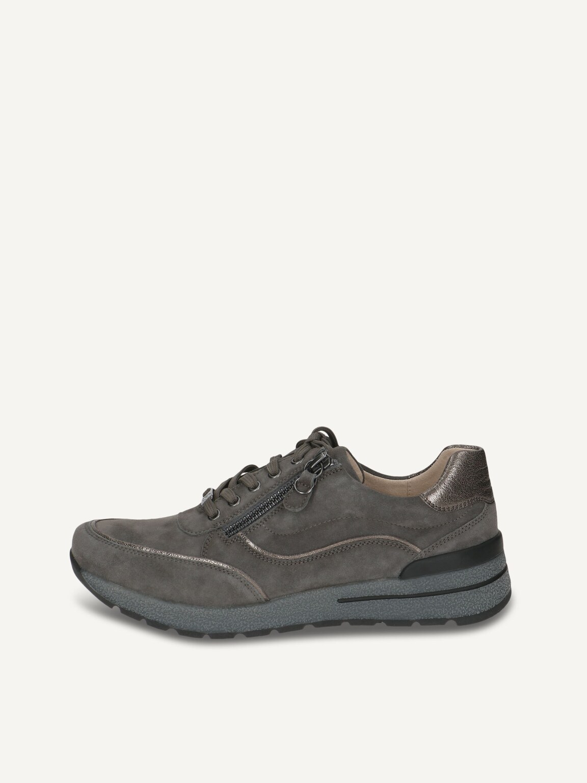 Caprice, Leather Sneaker - grey GREY COMB, image 2 of 5