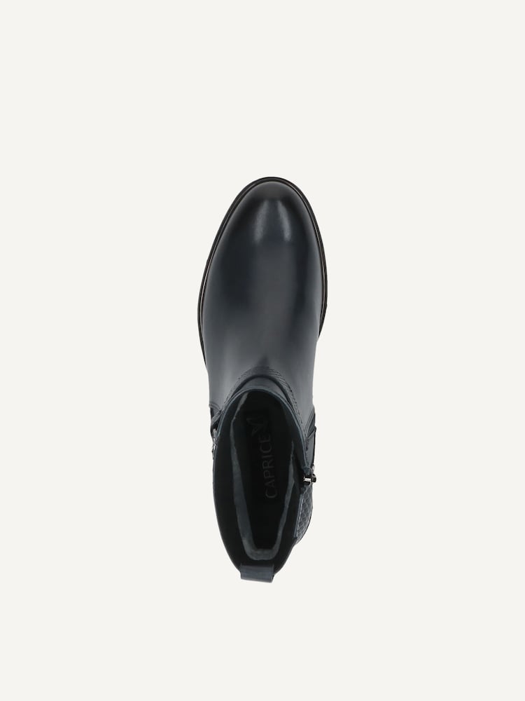 Caprice, Bottine en cuir - bleu OCEAN COMB, image 4 sur 5