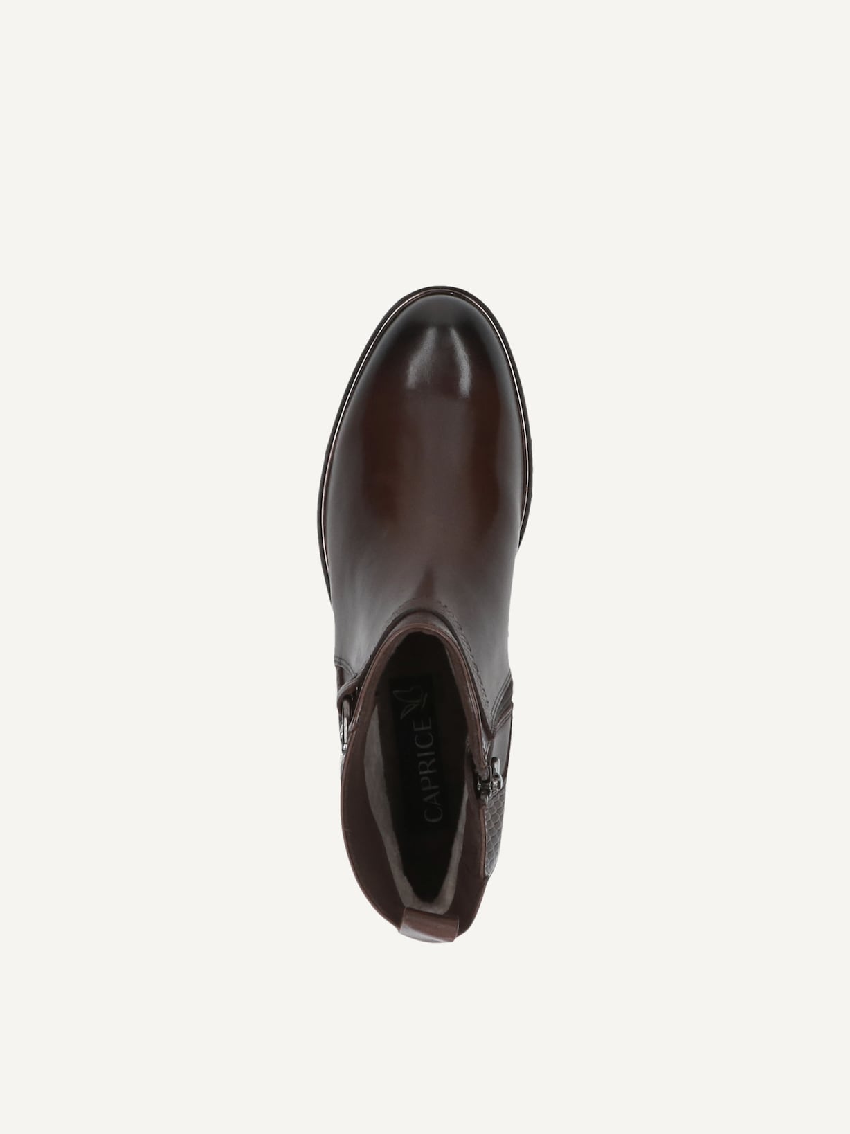 Caprice, Bottine en cuir - marron DK BROWN COMB, image 4 sur 5