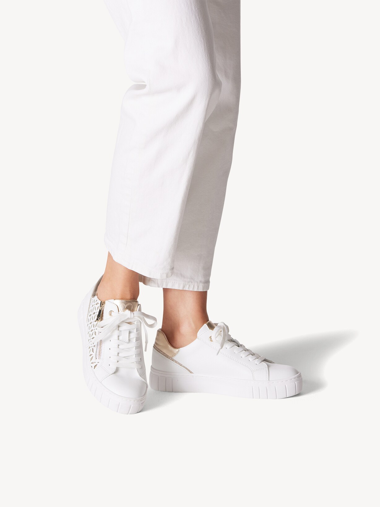 Marco Tozzi, Sneaker - wit WHITE COMB, afbeelding 2 van 7