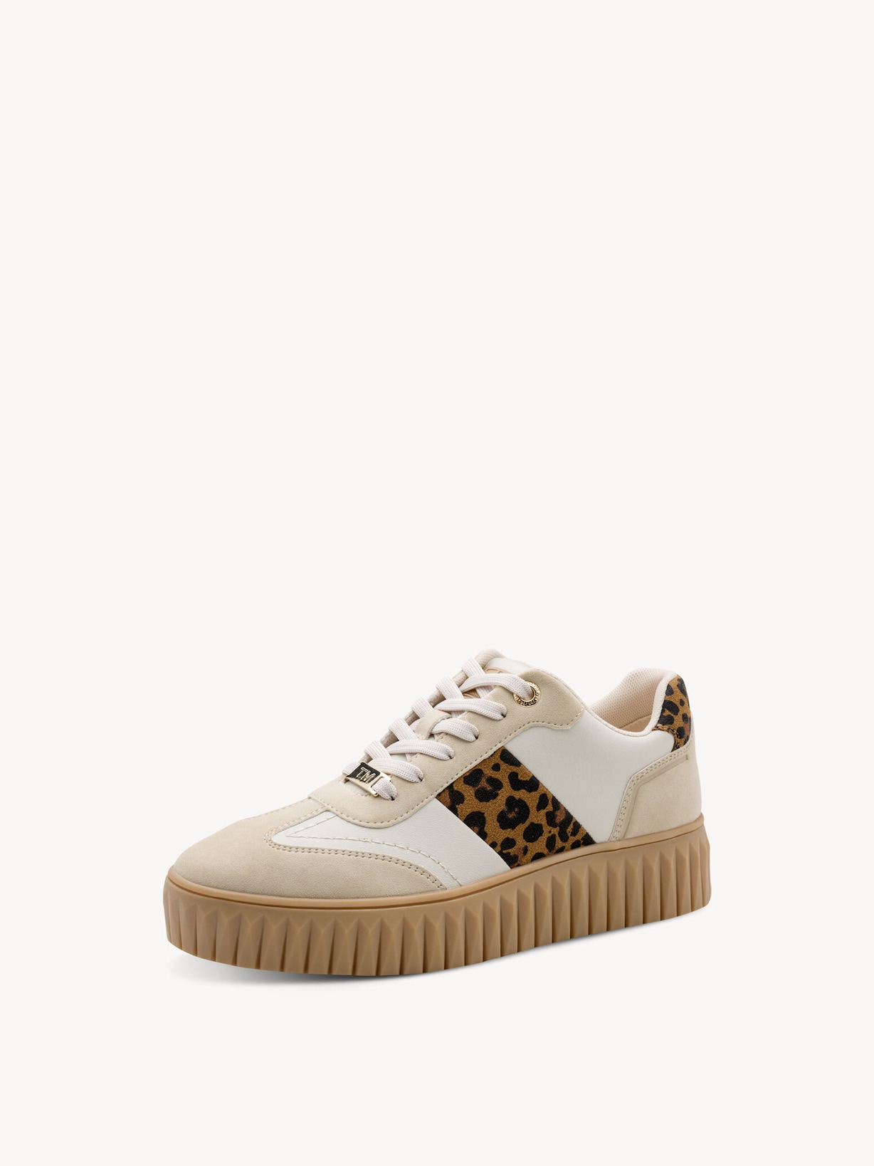 Marco Tozzi, Sneaker - beige BEI./LEO CREAM, Bild 1 von 6