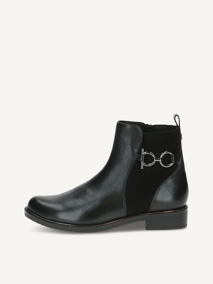 Caprice, Bottine en cuir - noir BLACK COMB