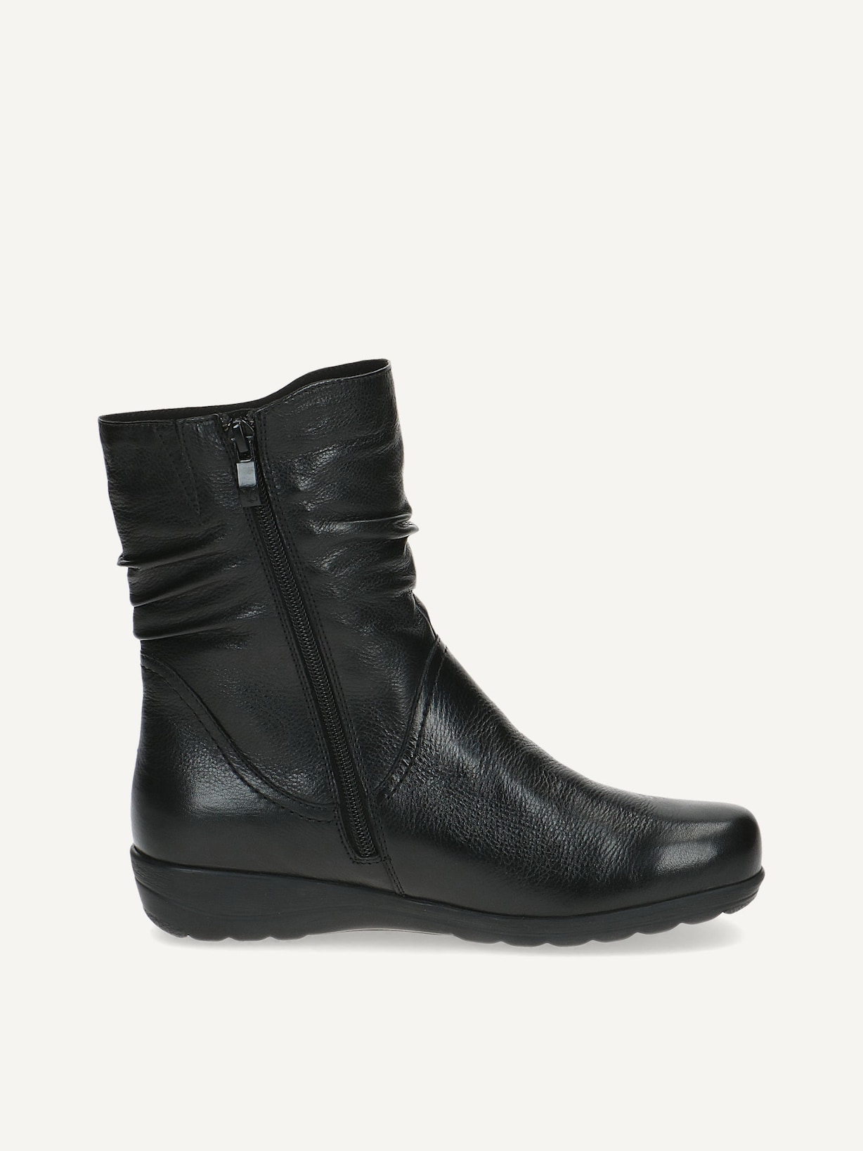 Caprice, Bottine en cuir - noir doublure chaude BLACK NAPPA, image 4 sur 6