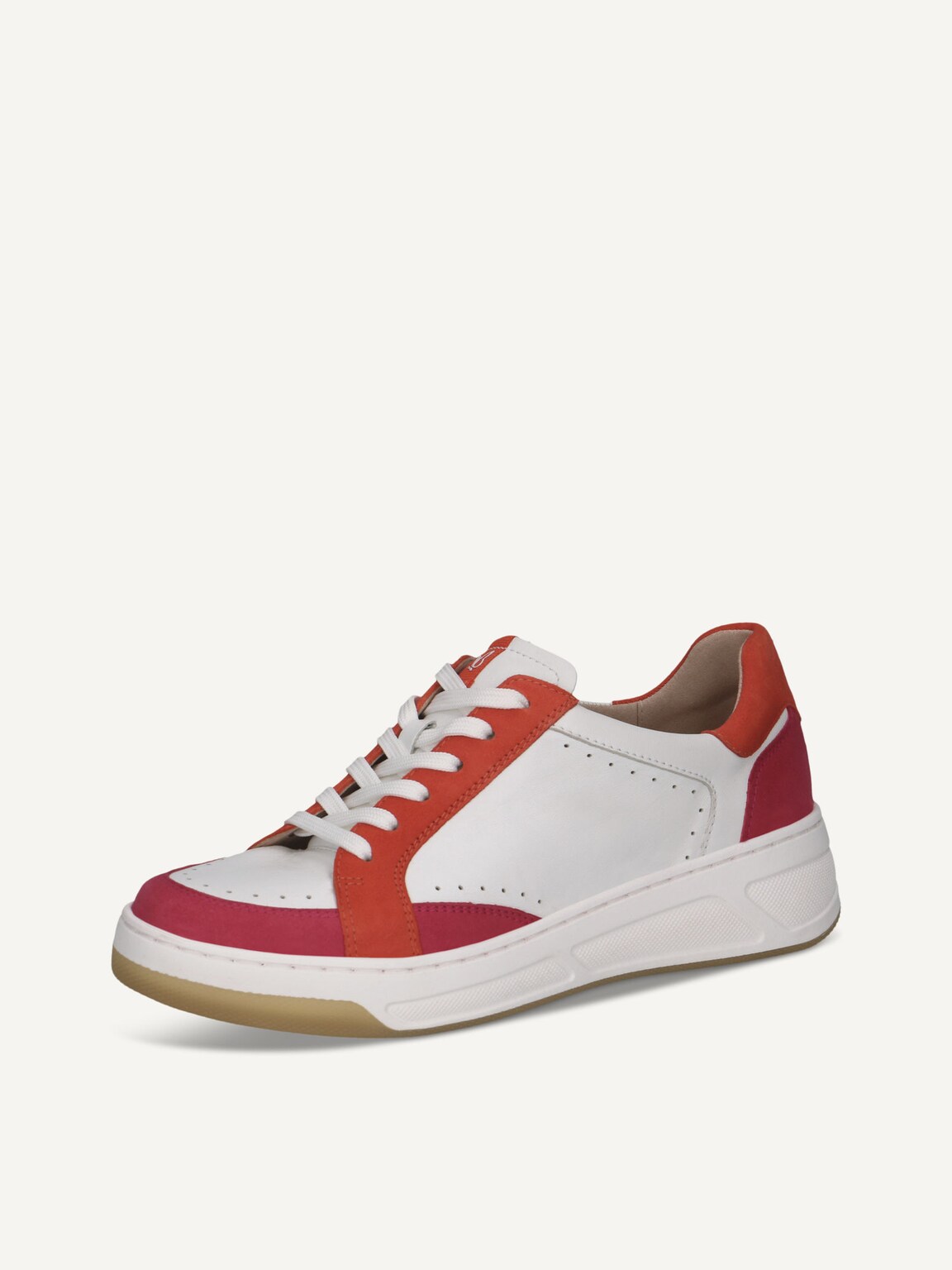 Caprice, Leather Sneaker - white WHITE COMB, image 1 of 5