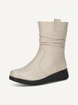 Not selected, Caprice, Leather Bootie - white warm lining ECRU NAPPA