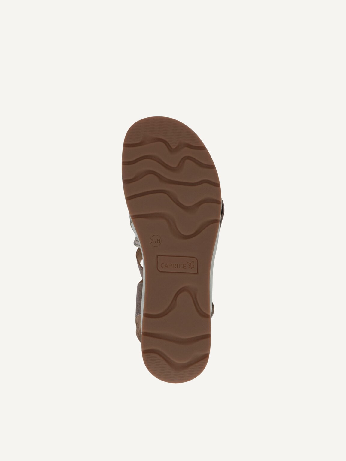 Caprice, Leather Heeled sandal - brown TAUPE MET.COMB, image 4 of 5