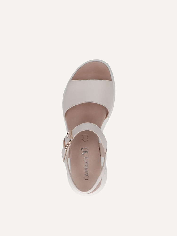 Caprice, Sandale en cuir - beige CREAM PERLATO, image 4 sur 5