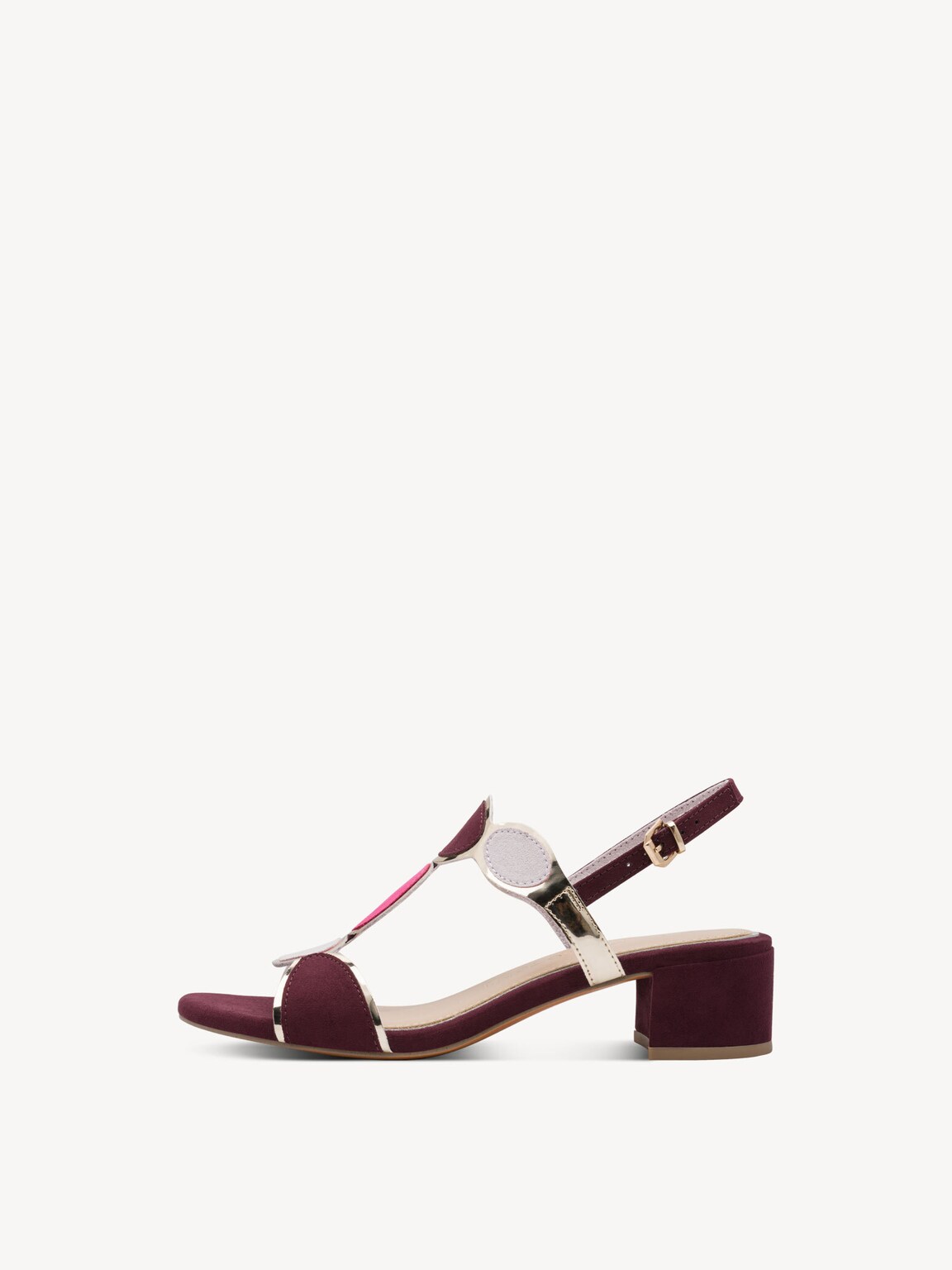 Marco Tozzi, Sandalo - rosso MULBERRY COMB, immagine 1 di 8