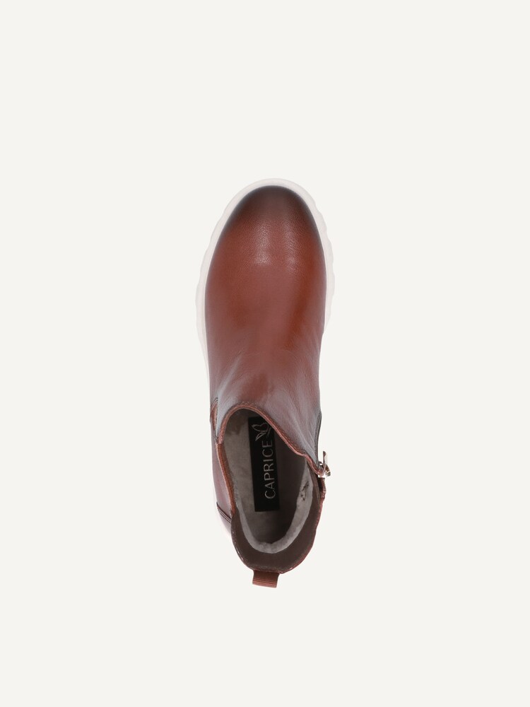 Caprice, Bootie - brown COGNAC NAPPA, image 5 of 5