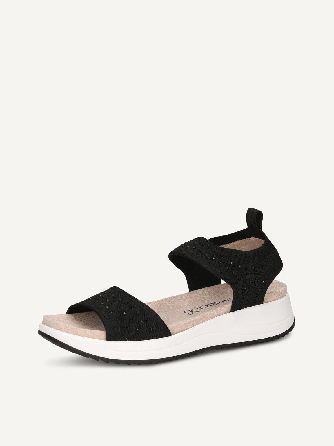 Caprice, Sandal - black BLACK KNIT, image 1 of 5