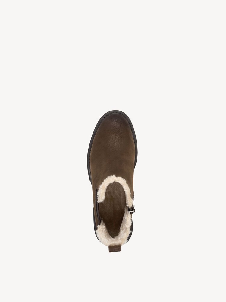 Marco Tozzi, Chelsea boot - brown warm lining, CAFE NUBUCK, Image 3 of 6